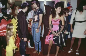 Huty27105 Prints: Fancy Dress Partygoers