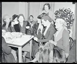 Charles G Prints: Fannie Hurst Sitting With Colleagues