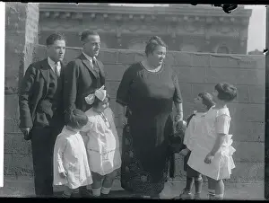 Fannie Menschel with Her Family