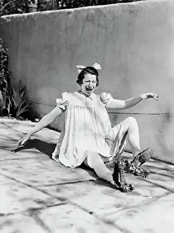 Crying Prints: Fanny Brice Dressed as Baby Snooks