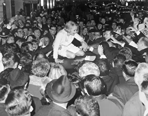 Frenzy Prints: Fans Gathering Around Marlene Dietrich