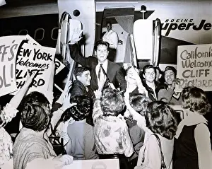 Fans Greeting Cliff Richard