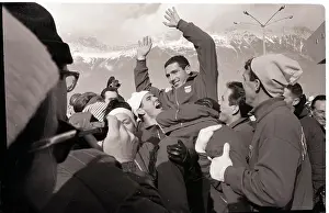 Innsbruck Prints: Fans Hoist Terry Mcdermott
