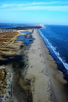 Jerry Trudell Aerial Photography Collection: Far Rockaway beachfront