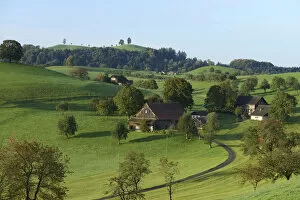 Images Dated 11th April 2012: A farm in autumn, Schwand, Zug, Switzerland, Europe