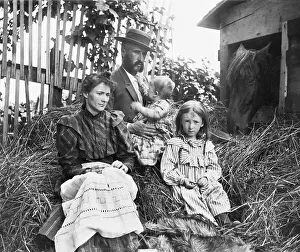 Farmer Prints: Farm Family in 1900