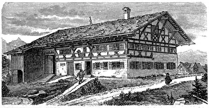Ranch Prints: Farm house Allgau (Southern Germany)