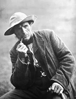 Farmer Smoking Pipe