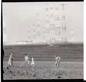 Signaling Prints: Farmers Tilling Ground With Antennae In