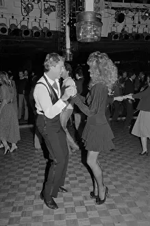 Ryan Oneal Prints: Farrah Fawcett Dancing with Ryan O'Neal