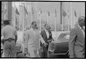 Farrakhan Entering the U.N