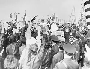 Saluting Prints: Fascist Salute for Balbo in New York