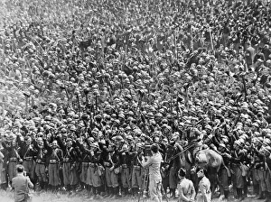 Frenzy Prints: Fascist Solders Rallying