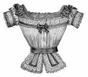 Corsetry Gallery: Fashion clothes and hairstyle models from the 1800s