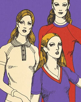 Three Fashionable Ladies