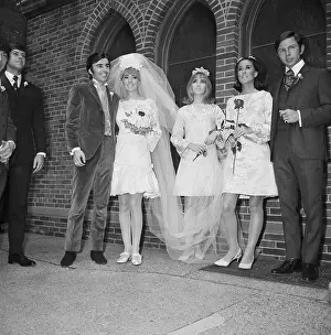 Miniskirt Prints: Fashionable New York Wedding
