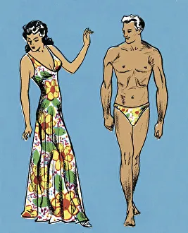 Desire Gallery: Fashionable Woman and Man