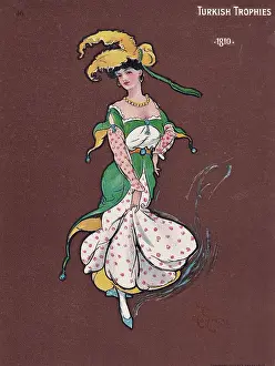 Fashions of 1810, Turkish Trophies Cigarette Card, 1903