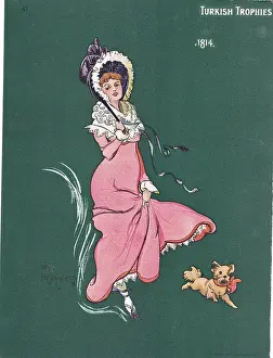 Fashions of 1814, Turkish Trophies Cigarette Card, 1903