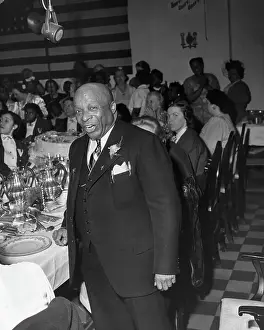 Founder Prints: Father Divine Addressing People Dining