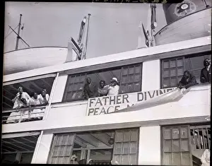 Outing Prints: Father Divine at Outing for Followers
