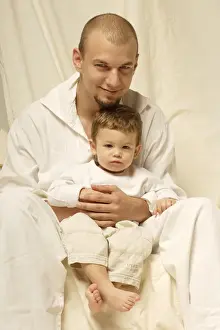 Infants Prints: Father and son