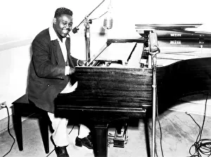 Fats Domino Portrait at the Piano