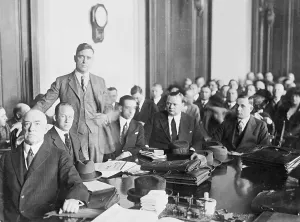 Trail Prints: Fatty Arbuckle and Defense Team in Court