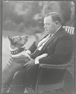 Caring Prints: Fatty Arbuckle with Dog