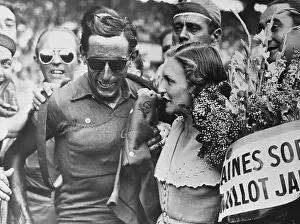 Fausto Coppi's 1949 Tour de France Arrival