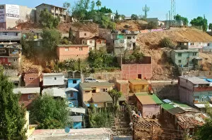 Images Dated 6th January 2015: Favela Style Housing in Tijuana, Mexico