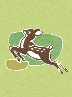 Fawn Prints: Fawn Jumping