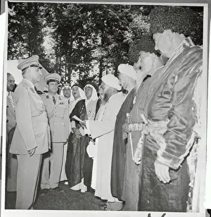 Fazollah Zahedi with Tribal Chiefs
