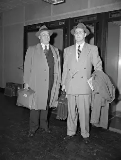 FBI Special Agents Standing In Airport