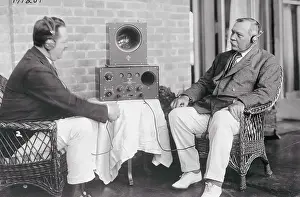 F.D. Waller Explaining the Radio to Sir Arthur Conan Doyle