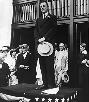 Franklin D Prints: FDR Campaigning for New York State Senate