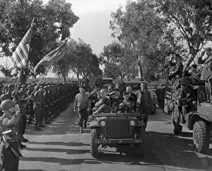 Saluting Prints: FDR Greeting Troops