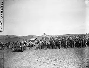 Saluting Prints: FDR Greeting Troops in North Africa