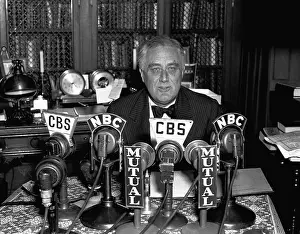 Bookcase Prints: FDR Radio Address