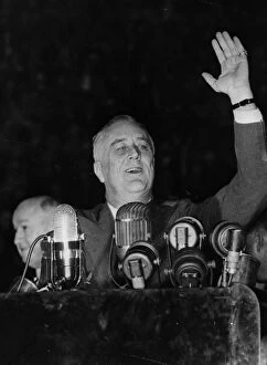 Images Dated 12th April 2015: FDR Re-Elected