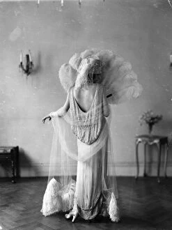 1920s Fashion Collection: Feathered Gown