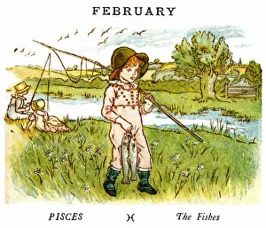 Images Dated 5th March 2013: February - Kate Greenaway, 1884