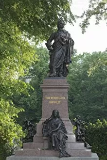 Images Dated 28th May 2018: Felix Mendelssohn Bartholdy Memorial, Leipzig, Saxony, Germany