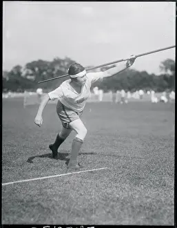 Powerful Prints: Femal Javelin Thrower