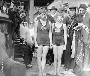 Swimmer Prints: Female American Olympic Swimmers