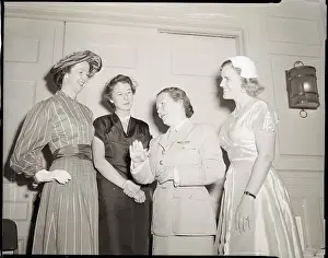 Handbill Prints: Female Aviatrix Meeting in New York