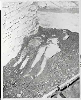 Tragedy Prints: Two Female Bodies Lying in Coal Pile