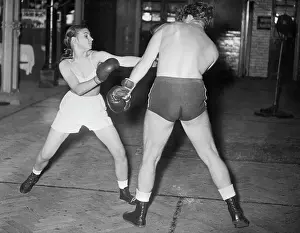 Female Boxer Barbara Butterick