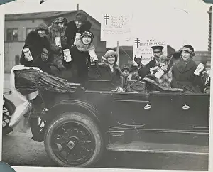 Tuberculosis Prints: Female Cast Members of Irene Promoting Christmas Seals