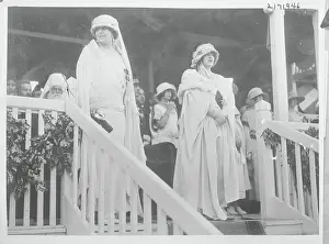 Princess Of Romania Prints: Female Royalty Pausing on Balcony